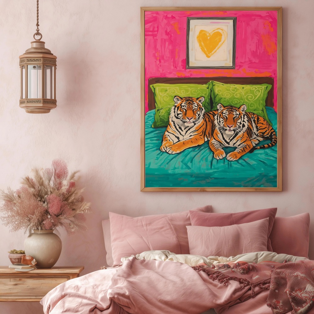 Home Decor Lovely Home - Pôster de Parede em Lona com