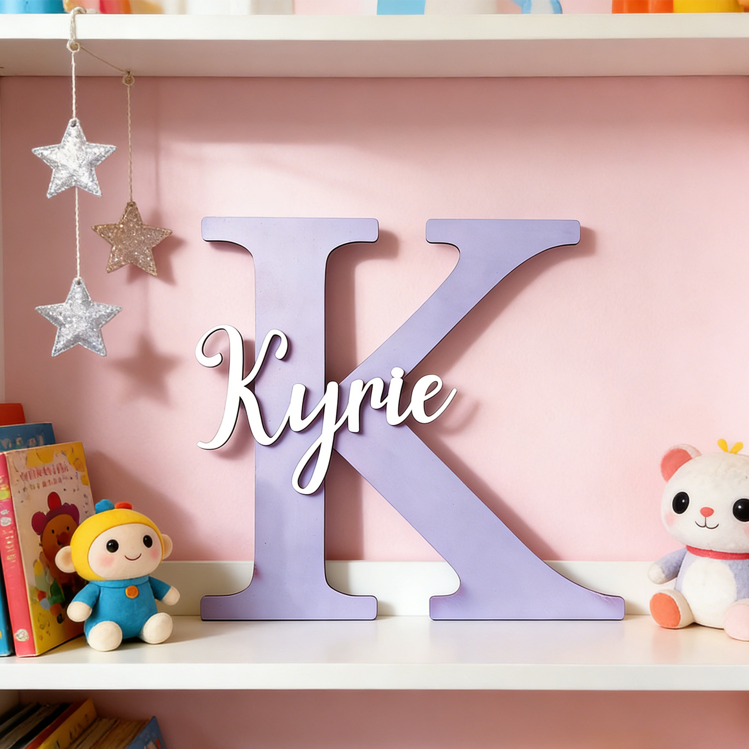 Wooden Letter Sign - Placa de Nome Personalizada em Madeira
