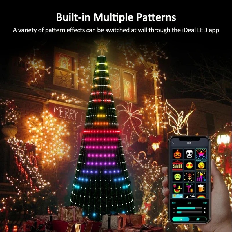 Home Decor Tree - Luzes de Natal em Forma de