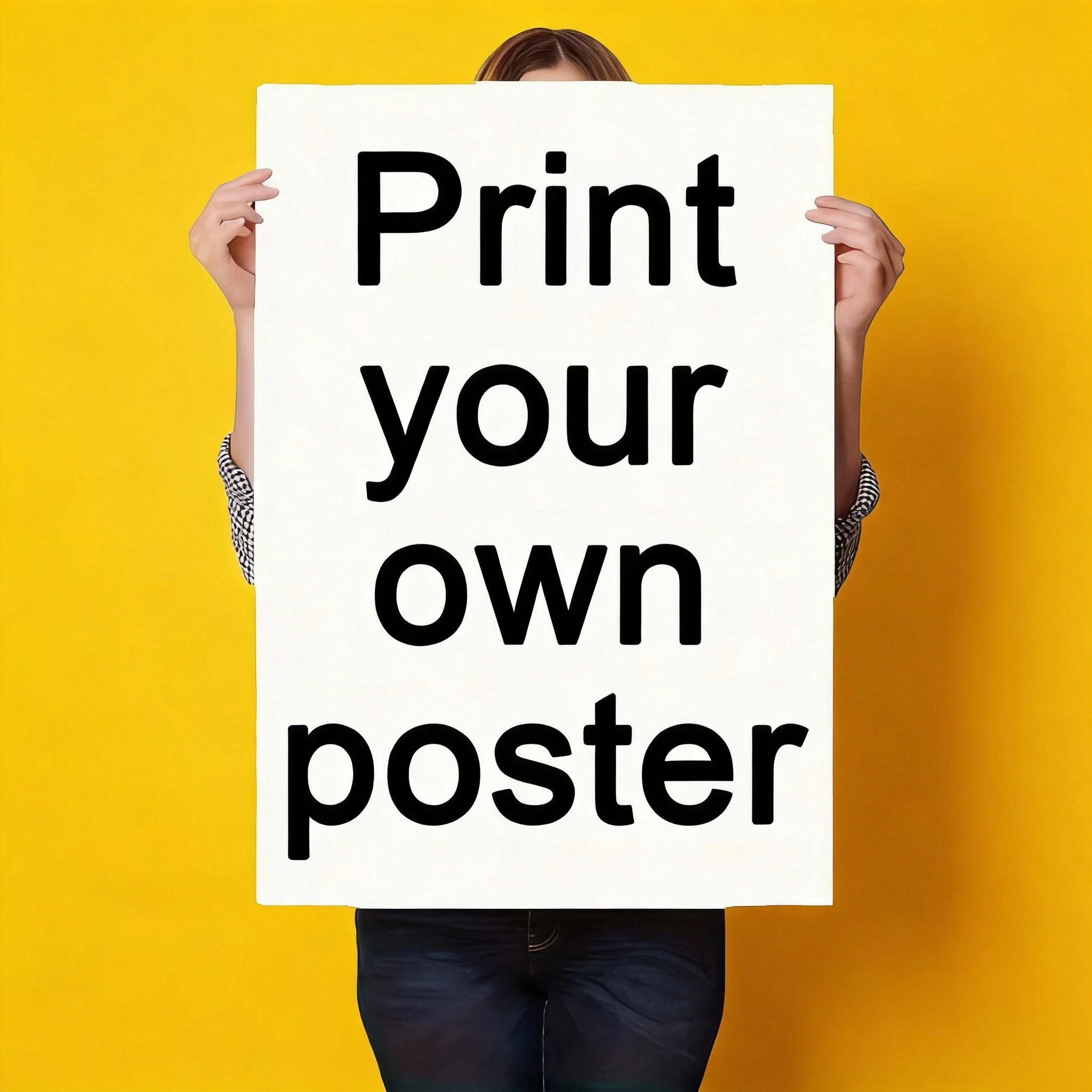 Home Decor Foto - Pintura em Tela Personalizável em Branco