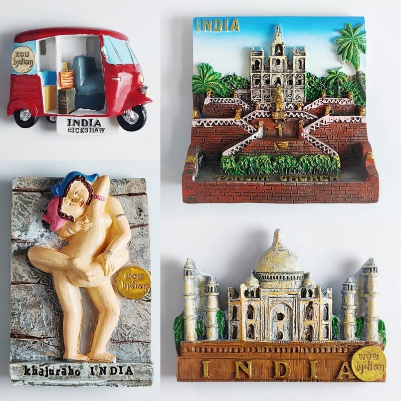 Home Decor Delhi - Índia viajando lembranças taj mahal ímãs