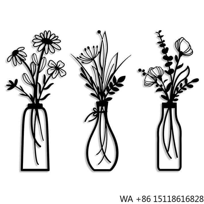 Home Decor Handicraft - Escultura de Flores em Aço Inoxidável