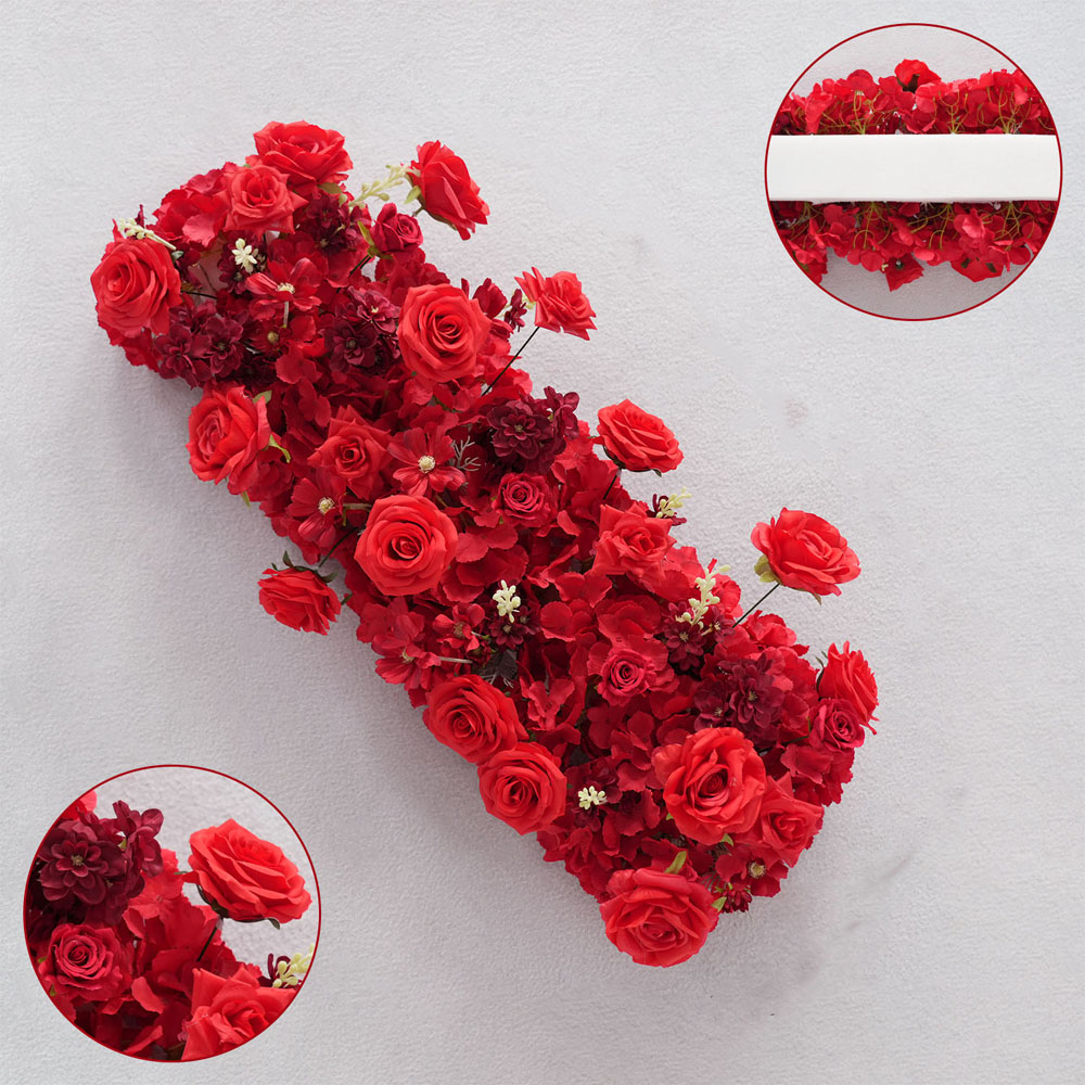 Uflower 50/100cm luxo flor art - Home Decor Garland avaliação e preço