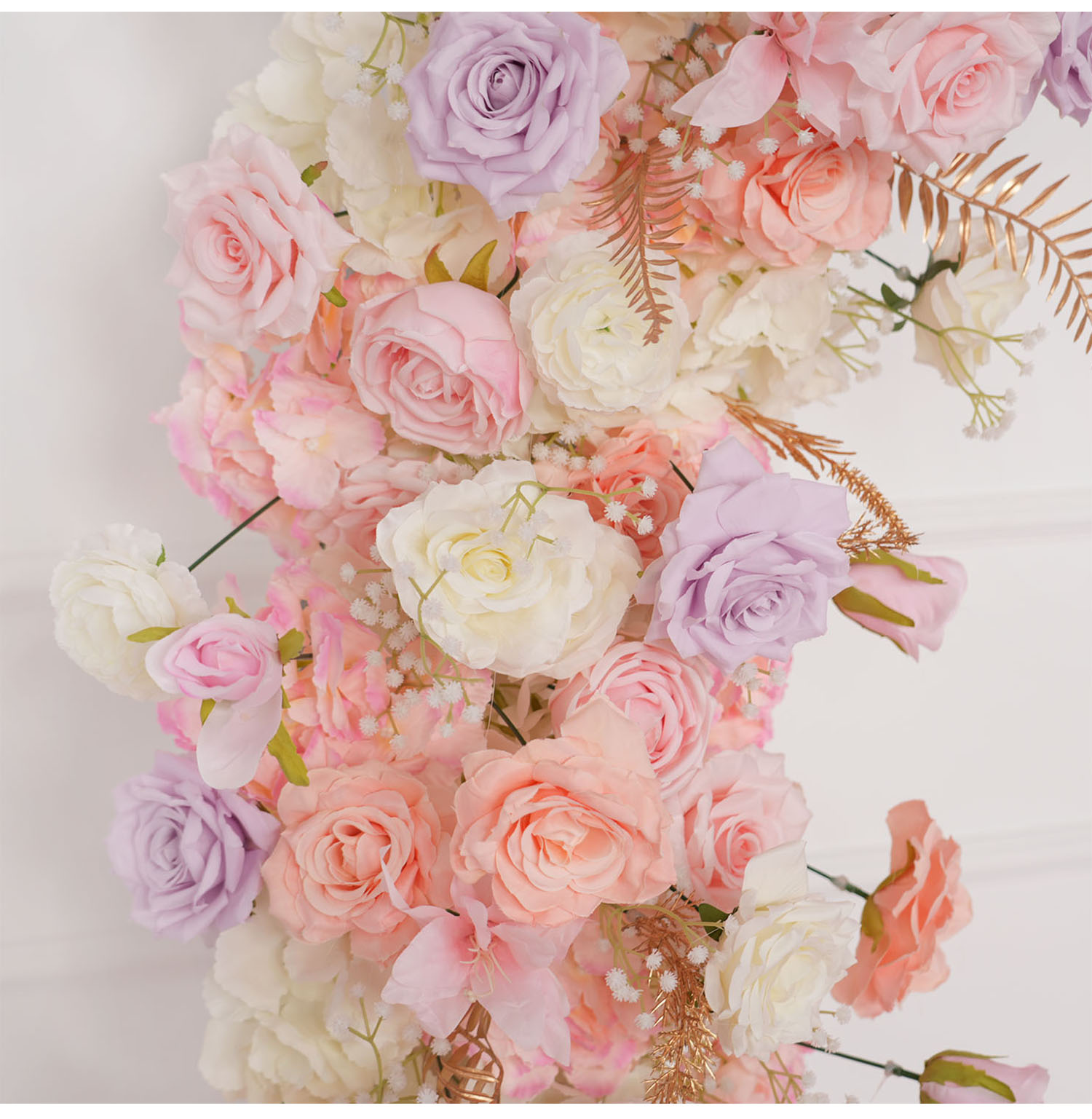 Uflower 50/100cm luxo flor art - Home Decor Garland avaliação e preço