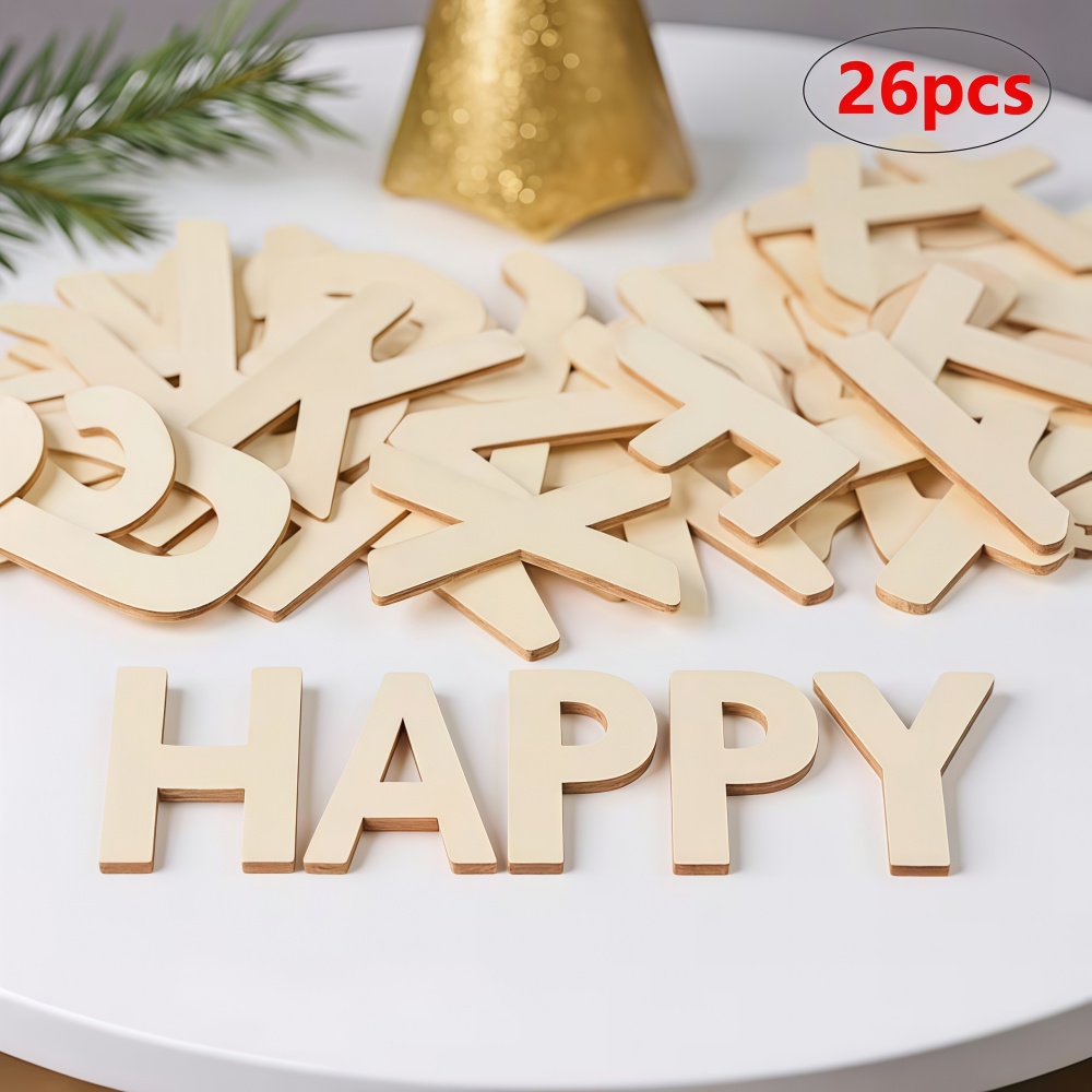 26 Letras de Madeira Personali - Wooden Letter Sign avaliação e preço