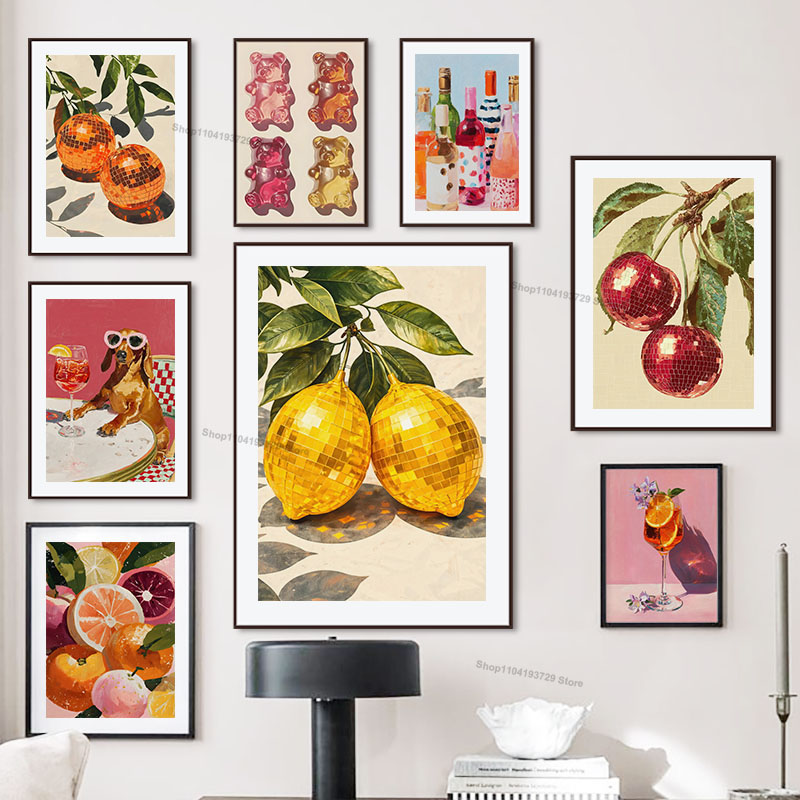 Pôster Criativo em Lona com Te - Home Decor Orange avaliação e preço