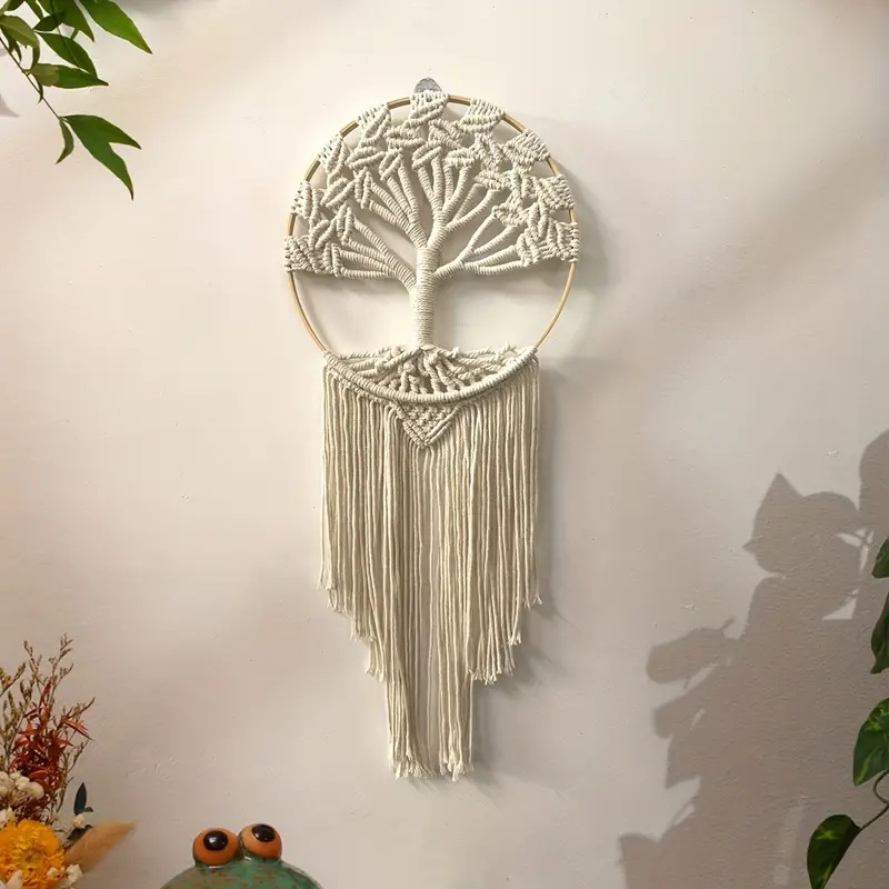 Árvore da vida macrame parede  - Home Decor Tree avaliação e preço
