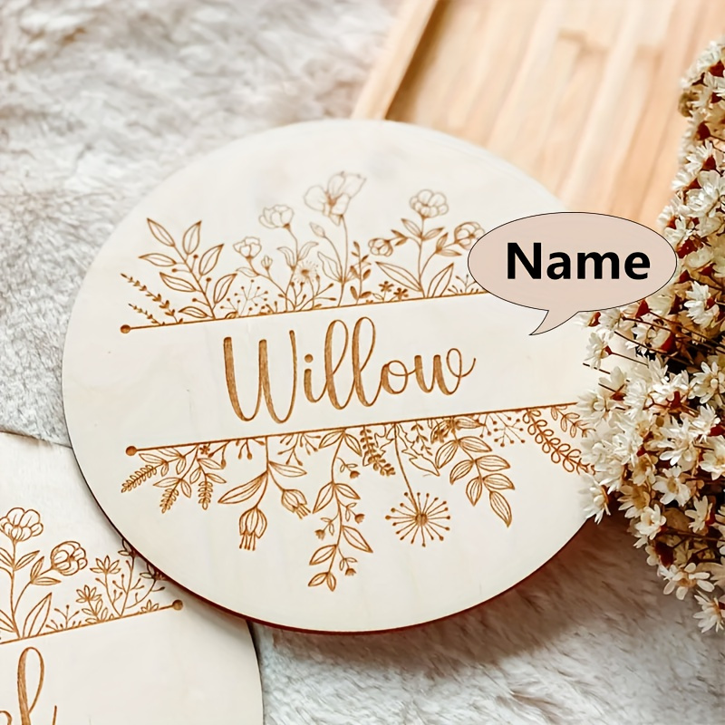 Placa de Nome Personalizada co - Home Decor For Birthday avaliação e preço