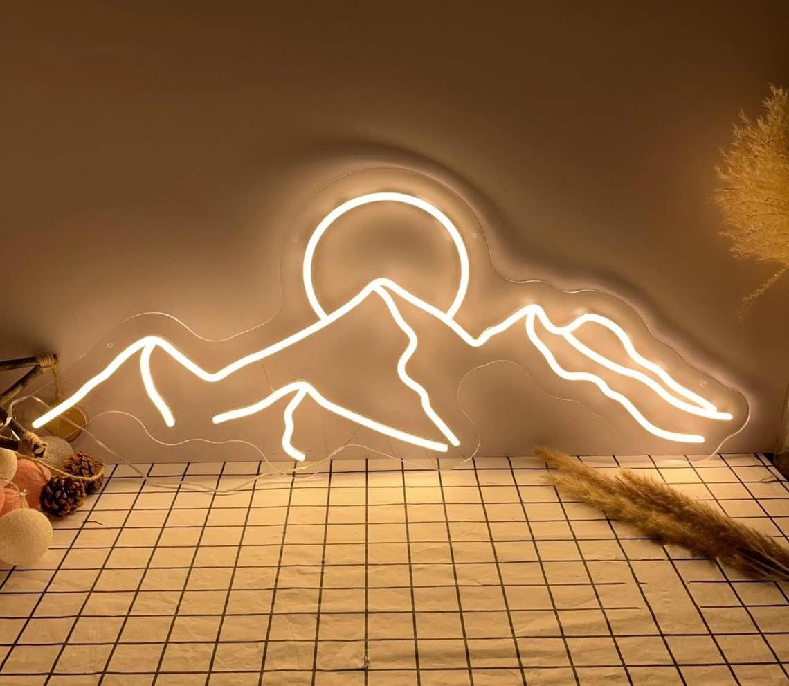 Letreiro Neon de Cenário de Mo - Home Decor Range avaliação e preço
