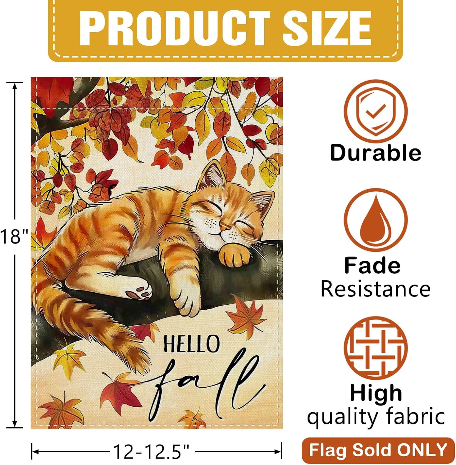 Bandeira Decorativa de Jardim  - Home Decor Orange avaliação e preço