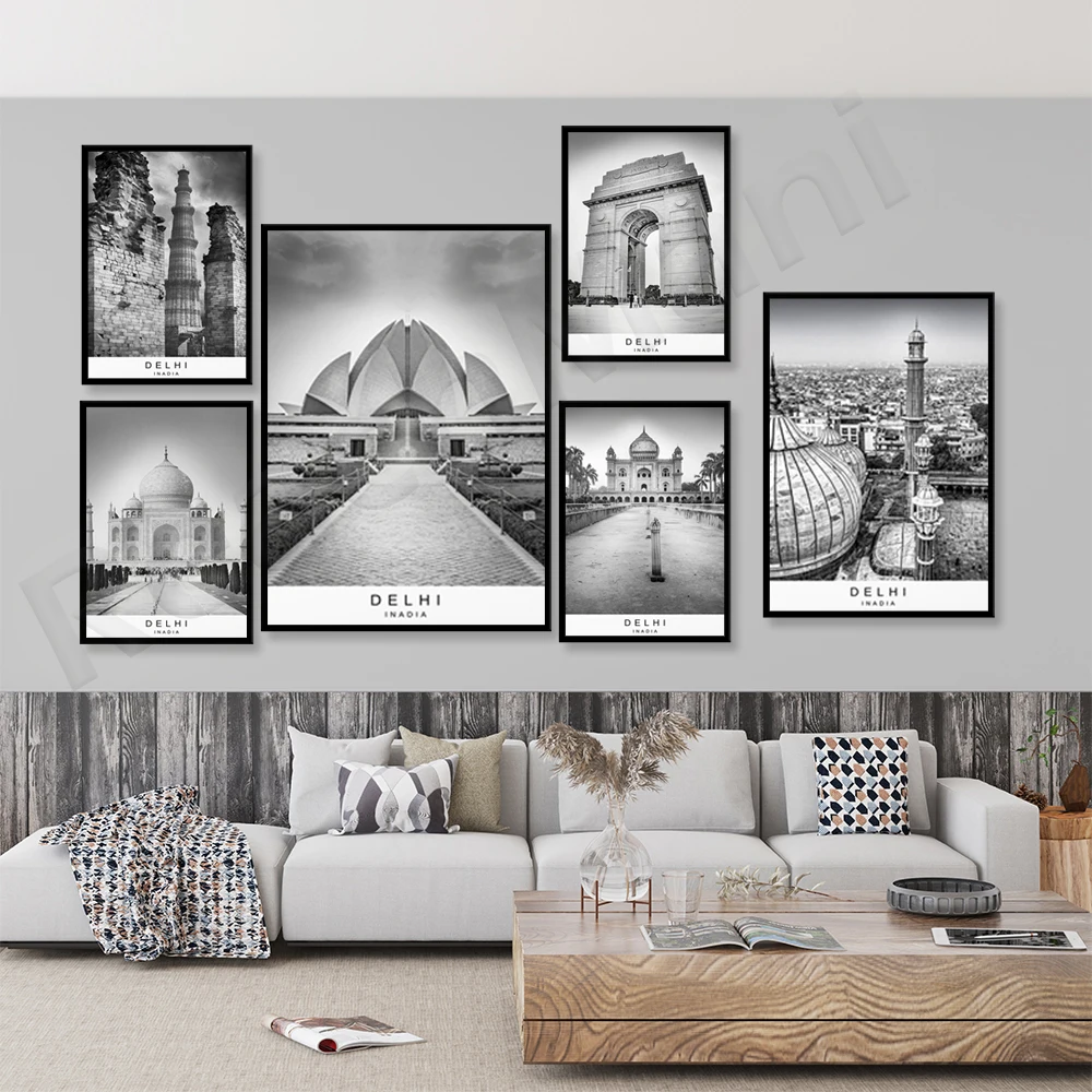 Delhi cidade impressão imagem  - Home Decor Delhi avaliação e preço