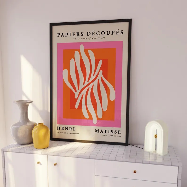 3 peças de arte moderna laranj - Home Decor Foto avaliação e preço