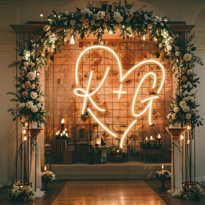 Iniciais personalizadas coraçã - Home Decor For Birthday avaliação e preço