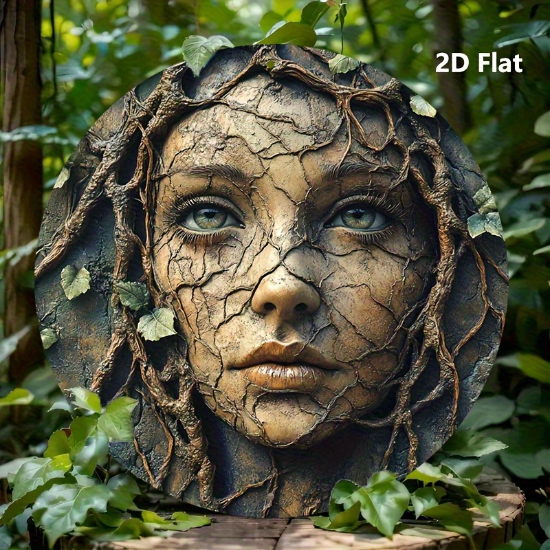 Arte de parede redonda de alum - Home Decor Tree avaliação e preço