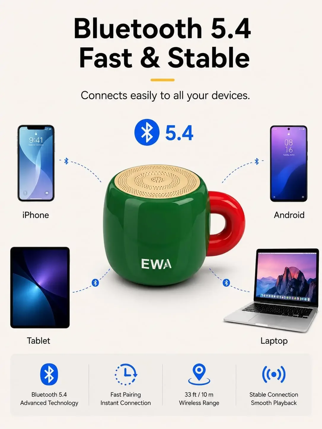 Caixa de Som Mini Bluetooth em - Home Decor Range avaliação e preço