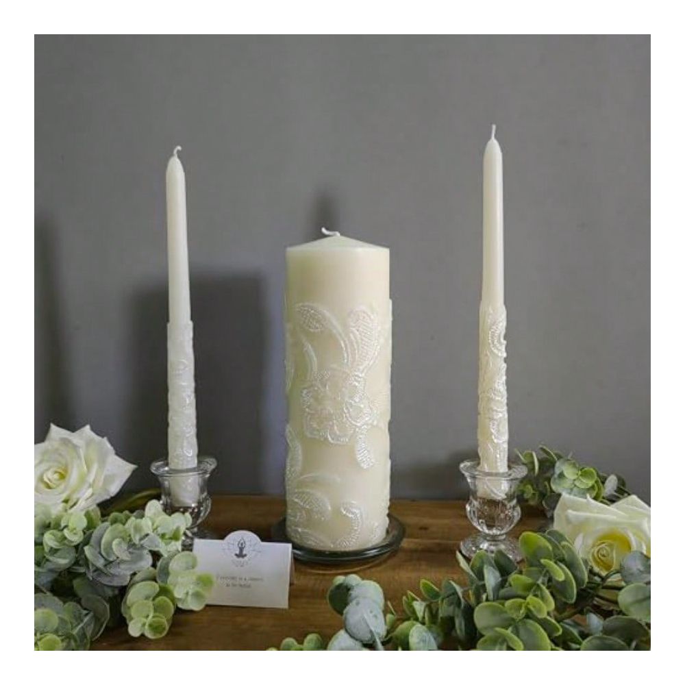 Conjunto de Velas de Casamento - Home Decor Event avaliação e preço