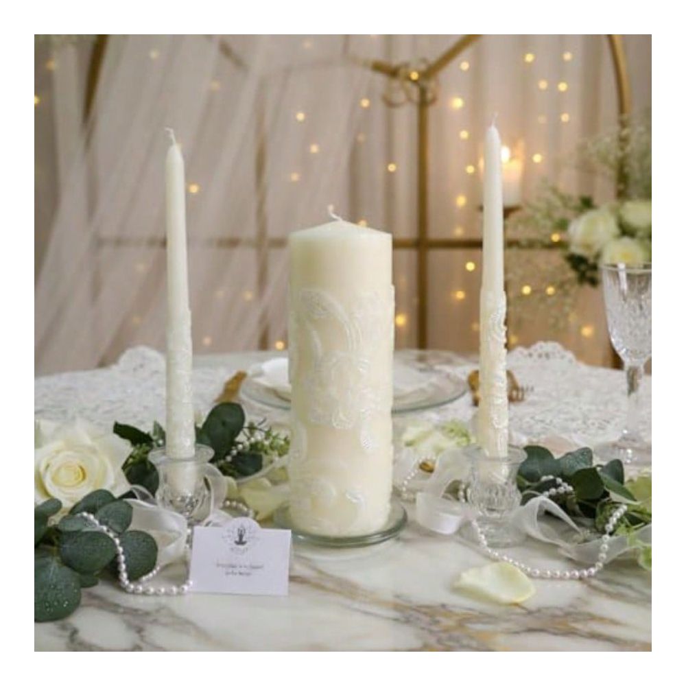 Conjunto de Velas de Casamento - Home Decor Event avaliação e preço