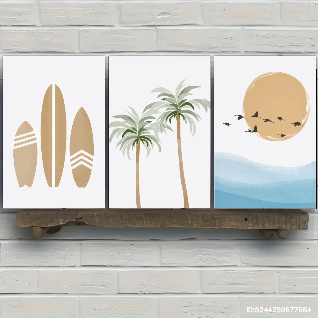 Conjunto de 3 Peças: Arte de P - Home Decor Tree avaliação e preço