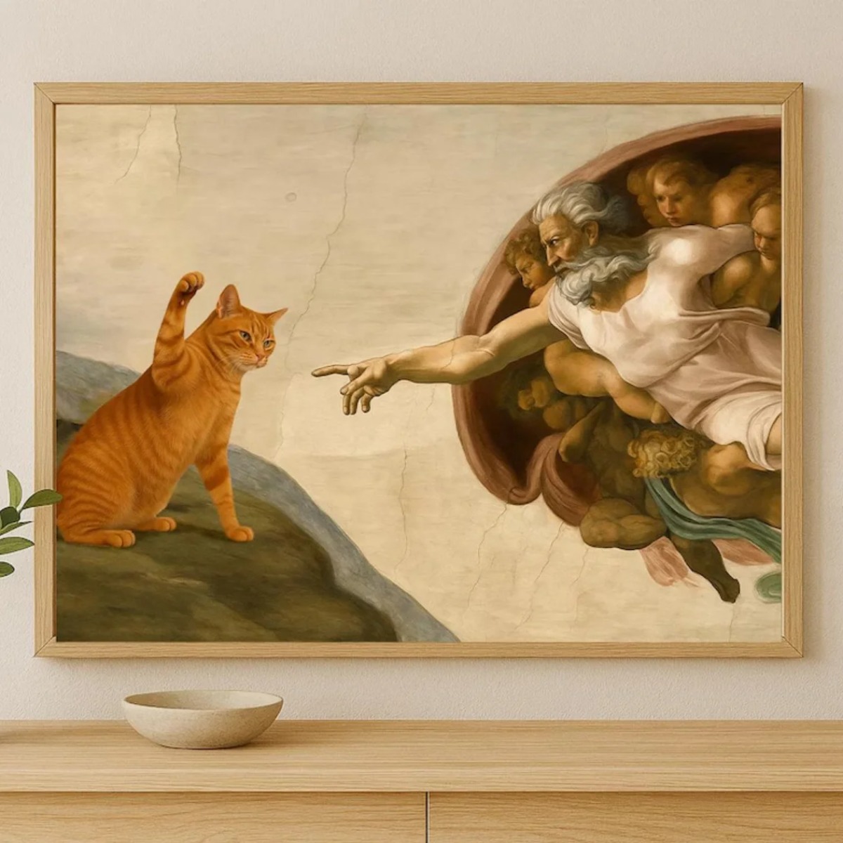 Pôster de tela com estampa de  - Home Decor Orange avaliação e preço