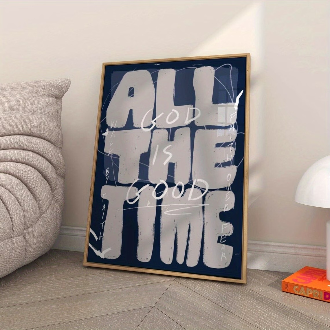 Deus é sempre bom, arte de par - Home Decor Foto avaliação e preço