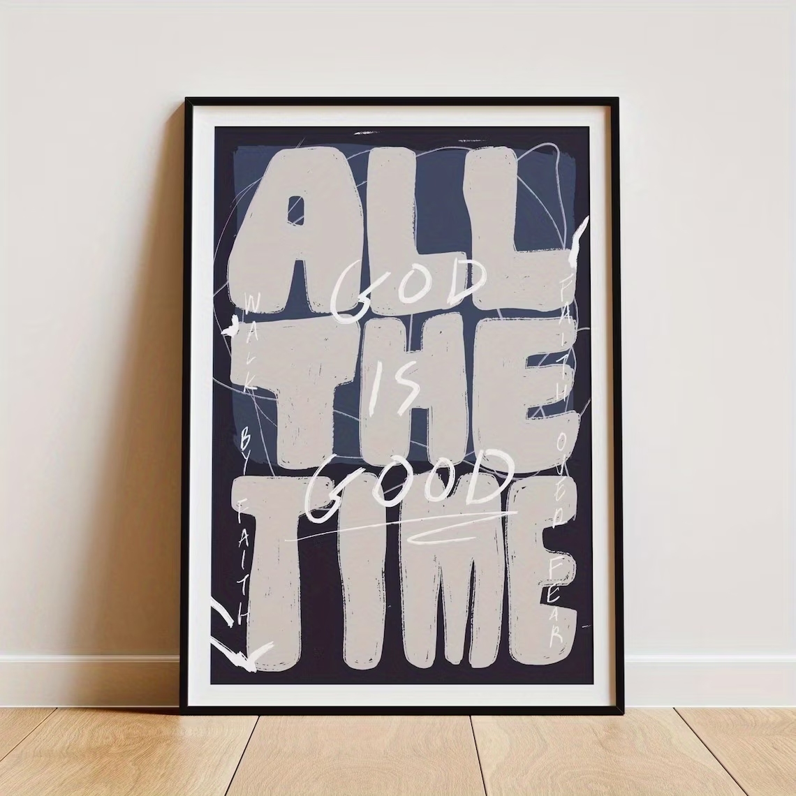 Deus é sempre bom, arte de par - Home Decor Foto avaliação e preço