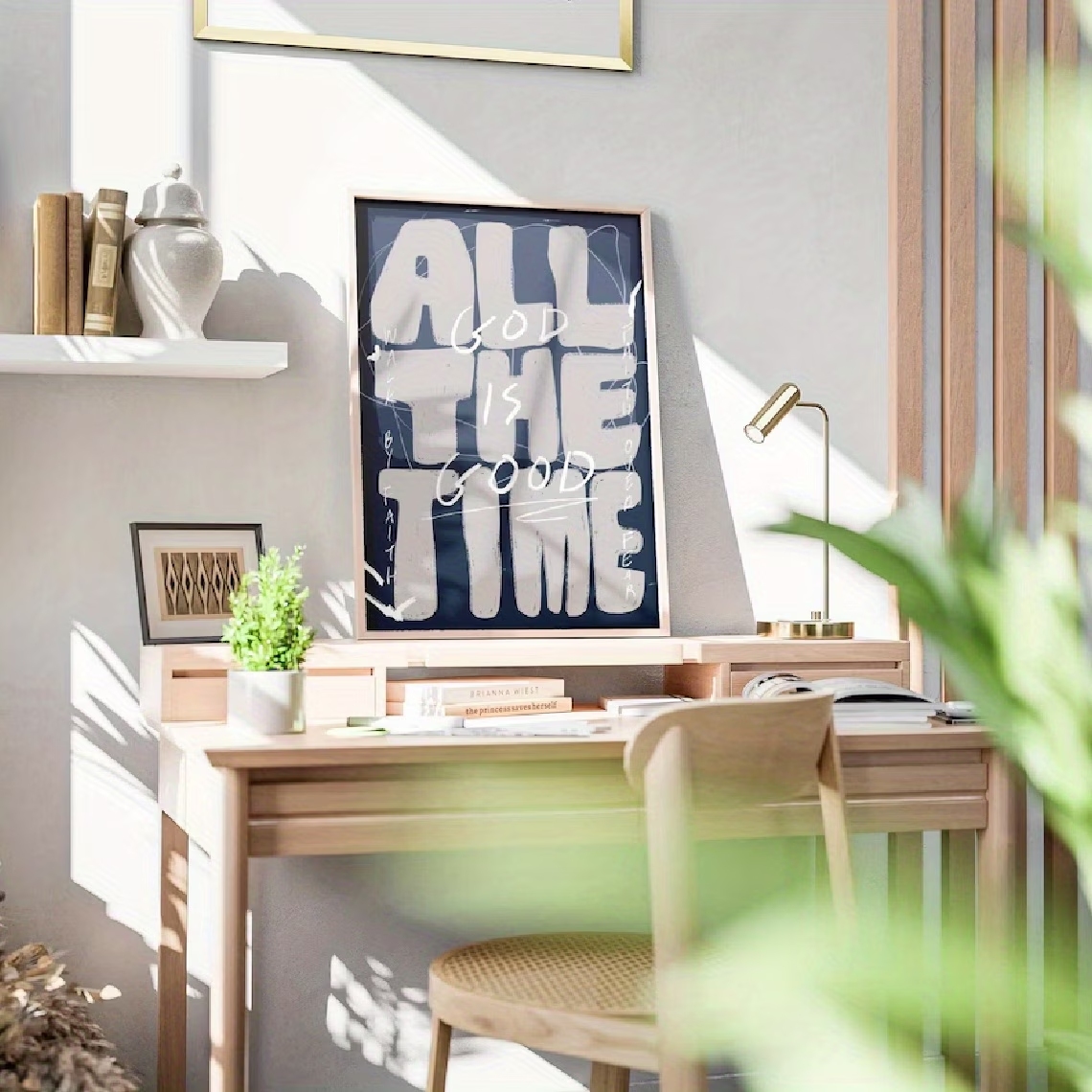 Deus é sempre bom, arte de par - Home Decor Foto avaliação e preço