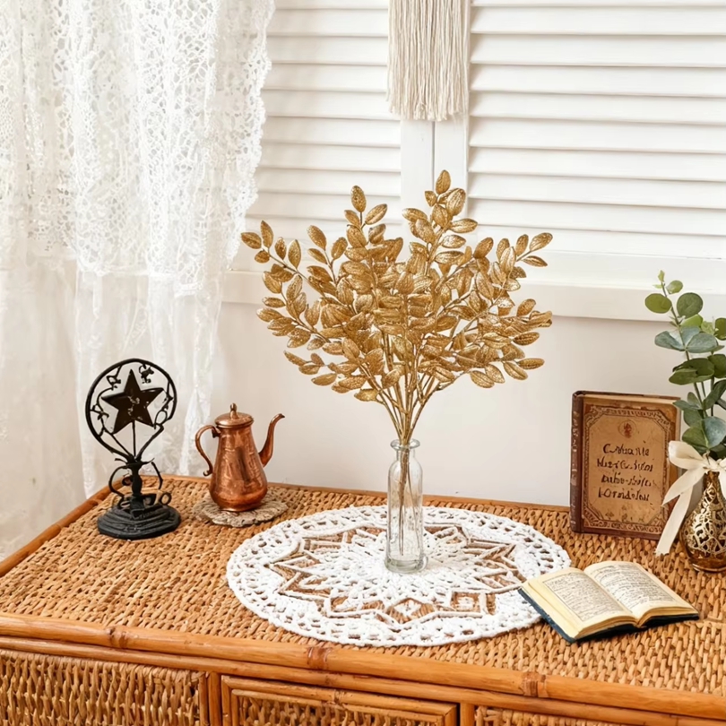 10 Peças de Plantas Artificiai - Home Decor Garland avaliação e preço