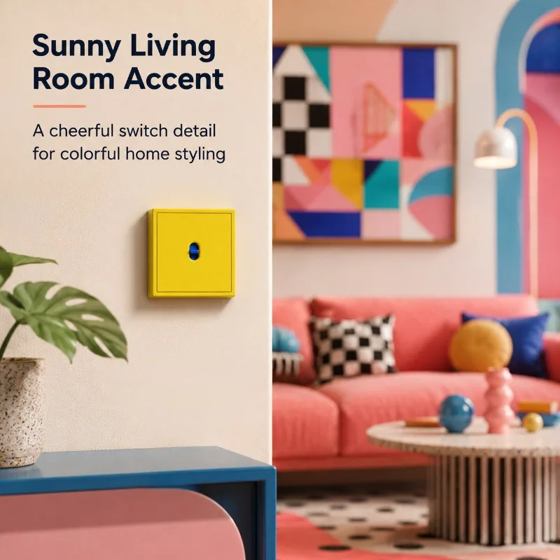 Capa de Interruptor de Luz Col - Home Decor Dopamine avaliação e preço