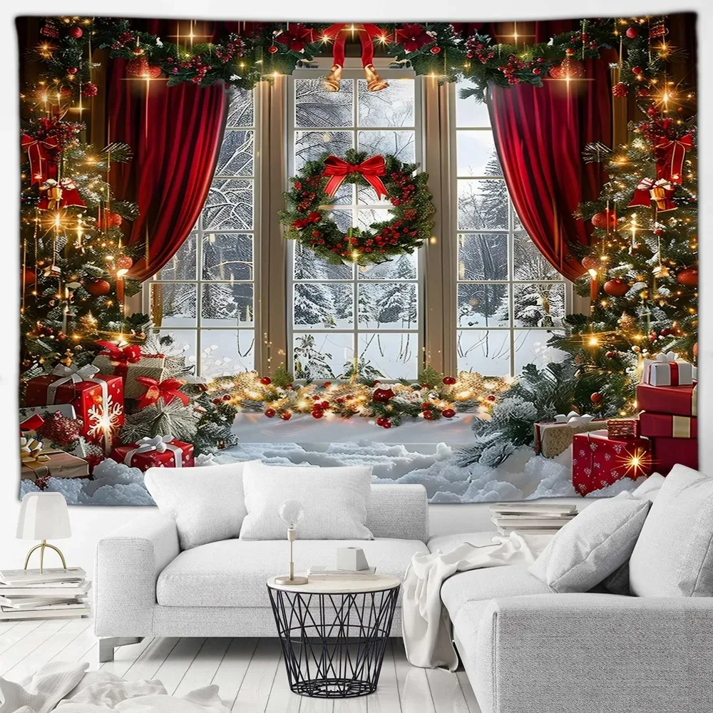 Decoração de festa de natal, t - Home Decor Garland avaliação e preço
